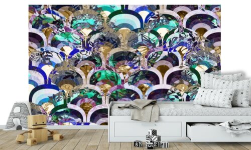 ФОТОПАННО DIVINO DECOR ФИОЛЕТОВЫЙ ПРИНТ H-079 300х270