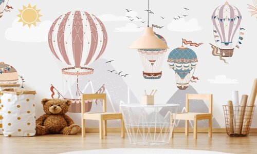 ФОТОПАННО DIVINO DECOR ШАРЫ НА ФОНЕ ГОР T-285  400х270