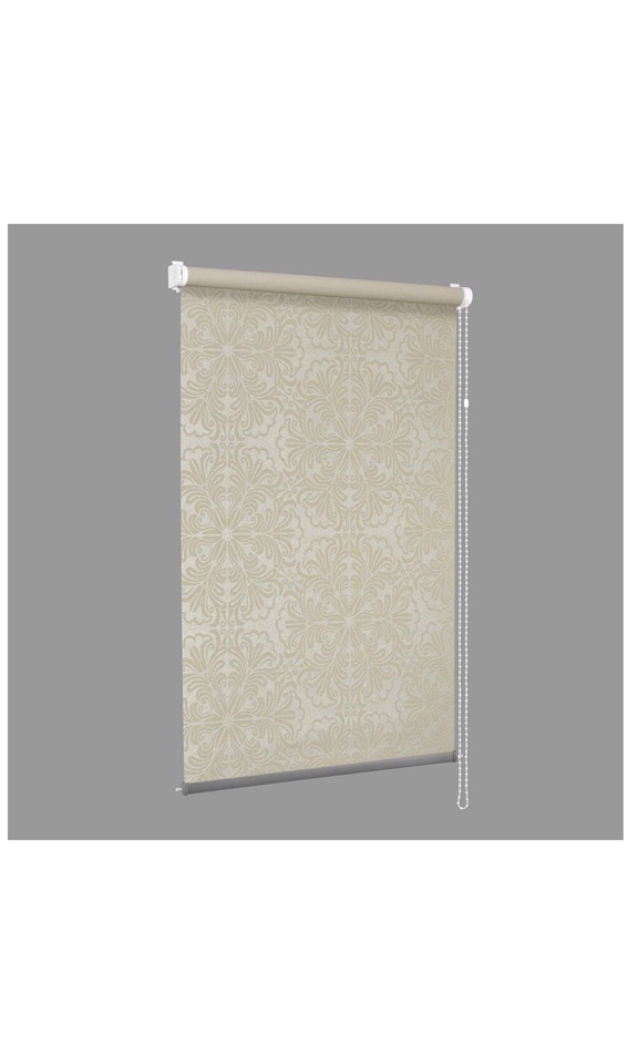 ШТОРА РУЛОННАЯ DELFA МИНИ 420059-4 СВЕТЛО-БЕЖЕВЫЙ METALLIC PRINT