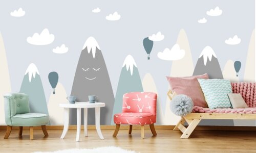 ФОТОПАННО DIVINO DECOR ВЫСОКИЕ ГОРЫ ПОВТОРЯЮЩИЕСЯ  T-069 400х270